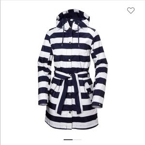 Helly Hansen blue/white rain jacket